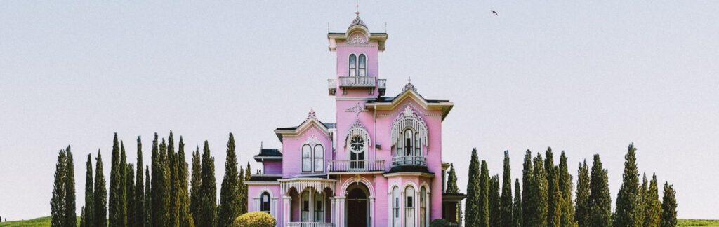 Roze woningen