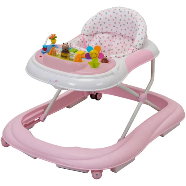 Babydump Qute Q-Cooper Loopstoel Roze - Alles in Roze