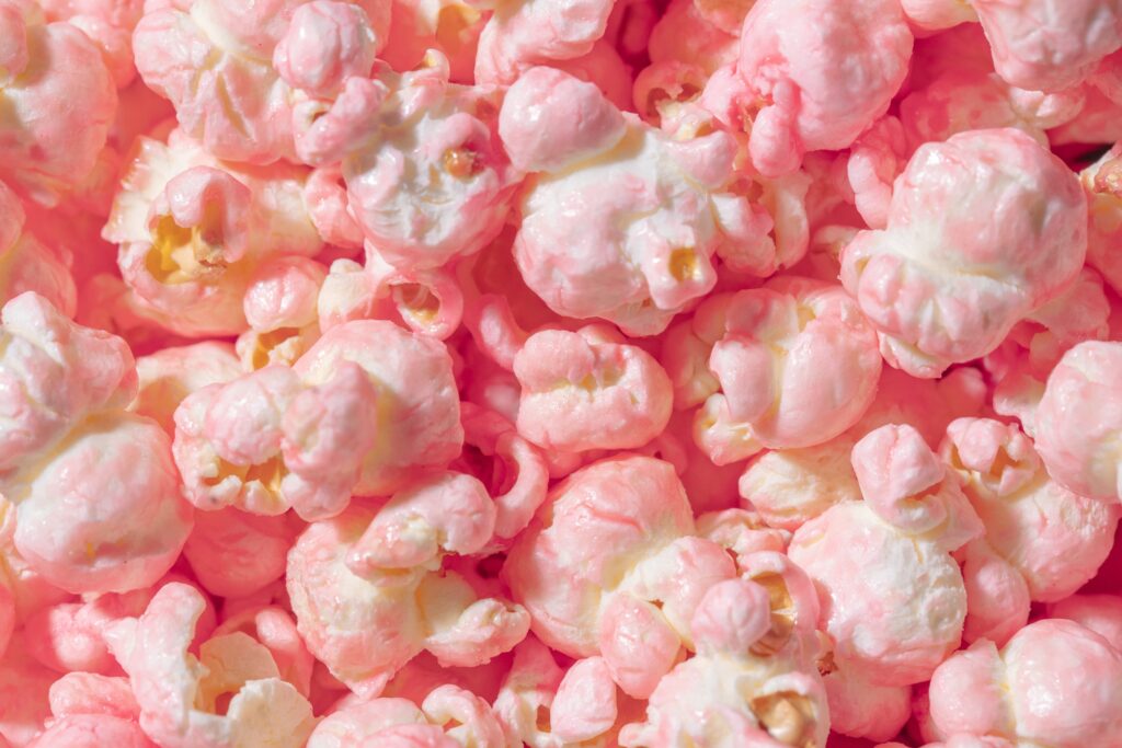 Roze popcorn - Alles in roze