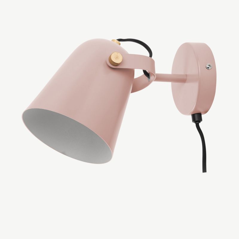 Steady wandlamp, roze ijzer Furnicher - Alles in roze