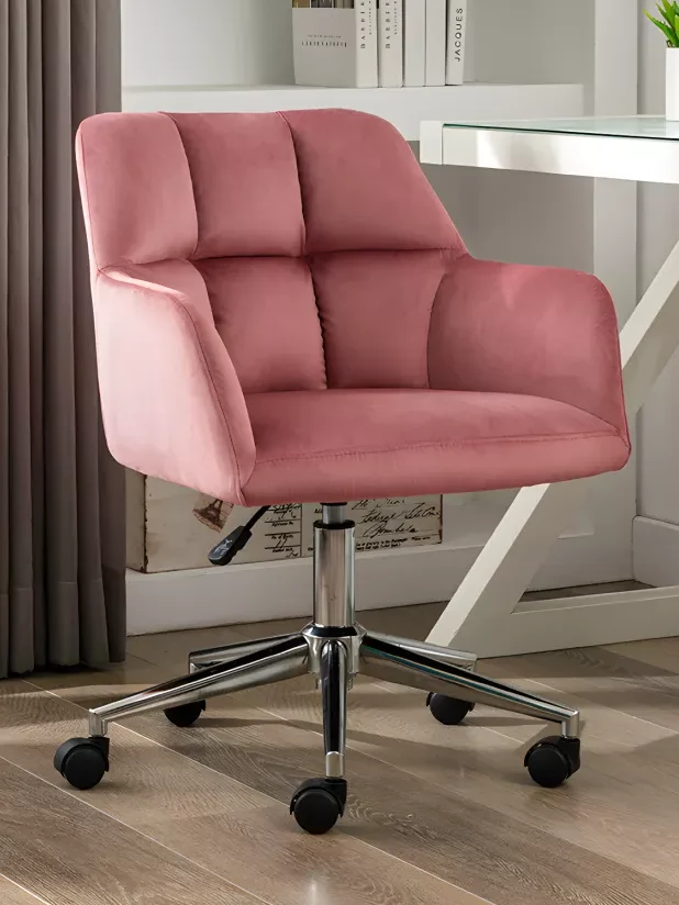 Vente-unique roze bureaustoel - Alles in roze