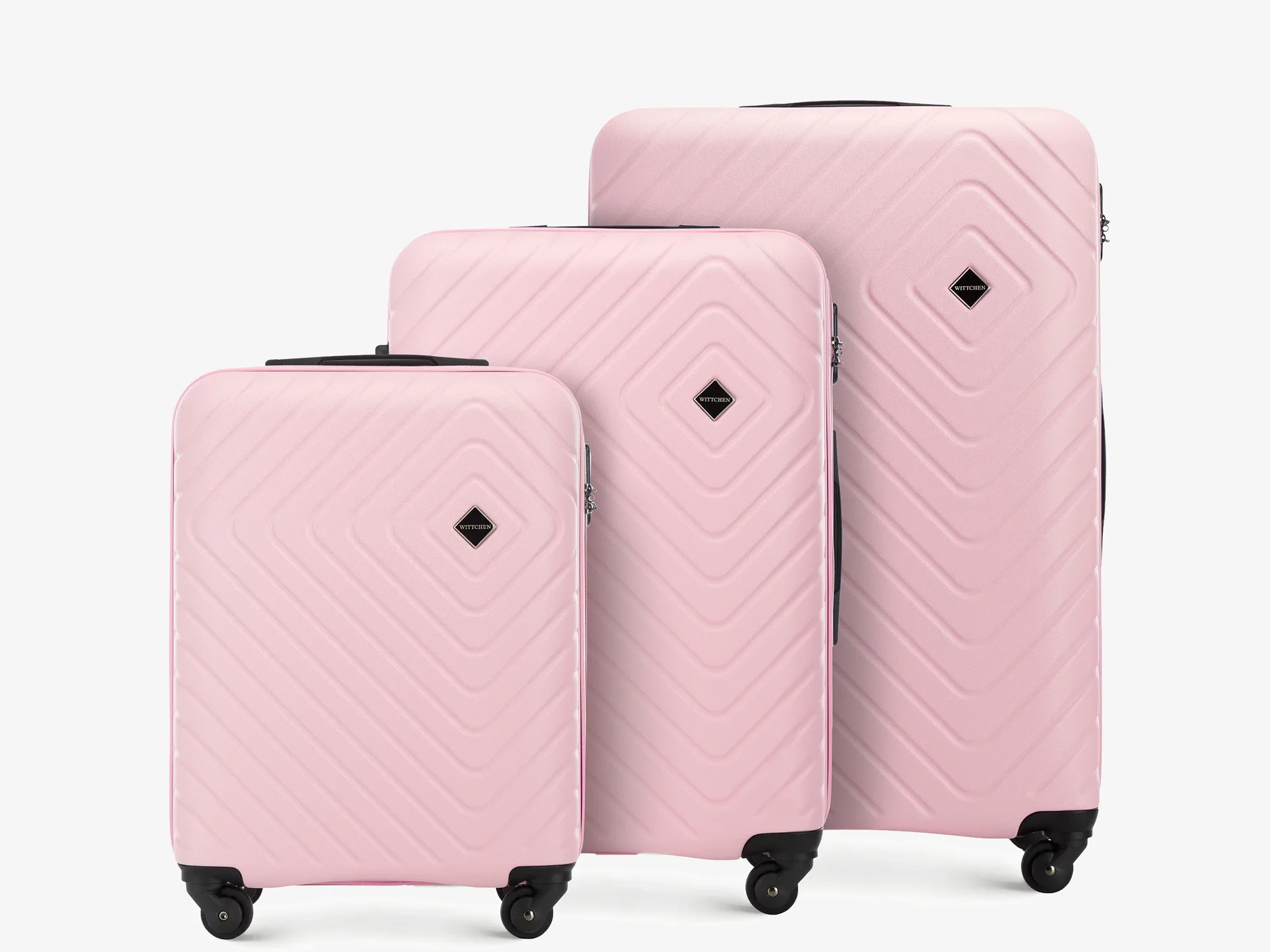 WITTCHEN CUBE LINE - Kofferset roze - Alles in Roze