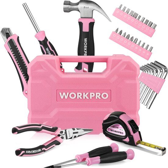Workpro roze gereedschapskist - Bol - Alles in roze