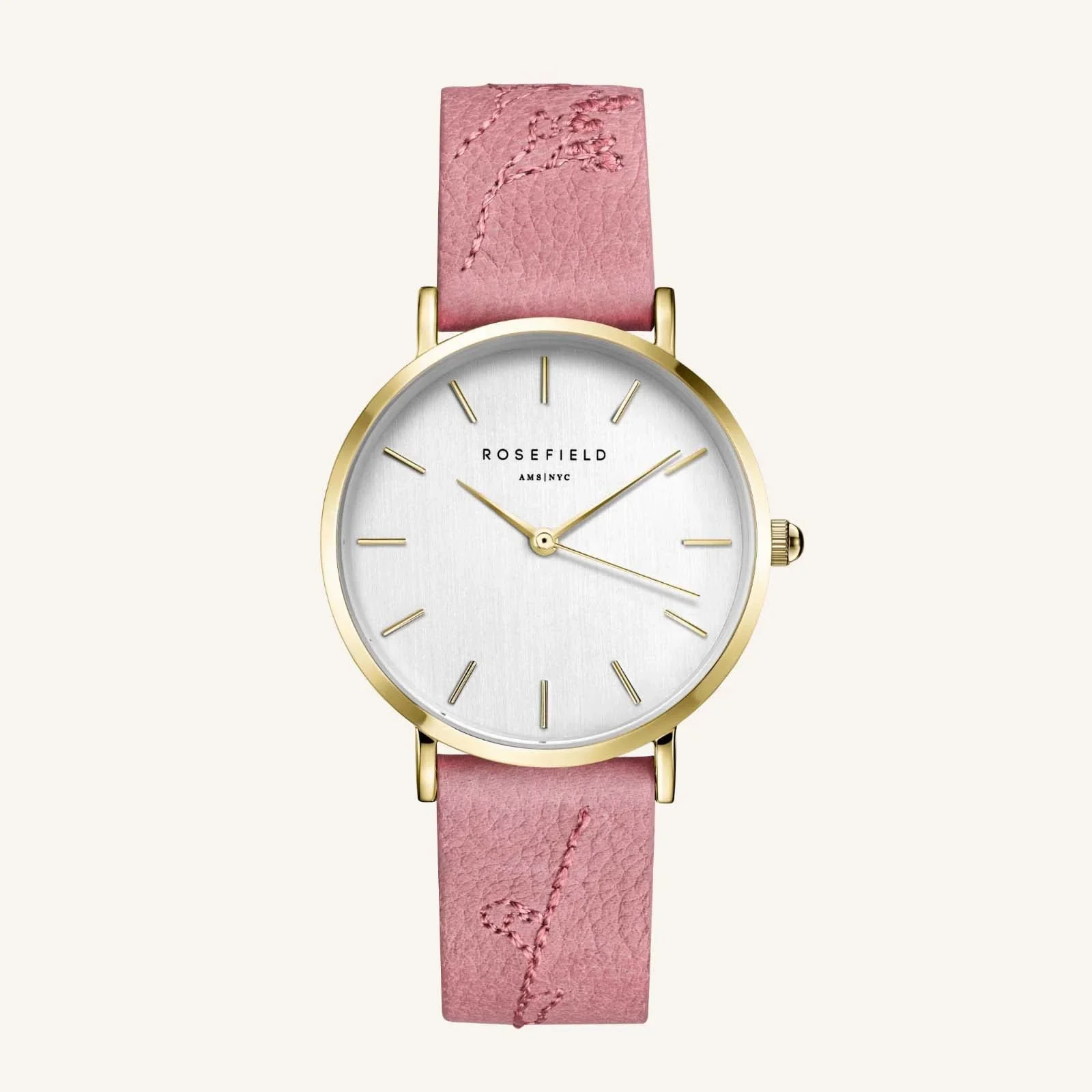 City Bloom Pink Rosefield horloge - Alles in roze