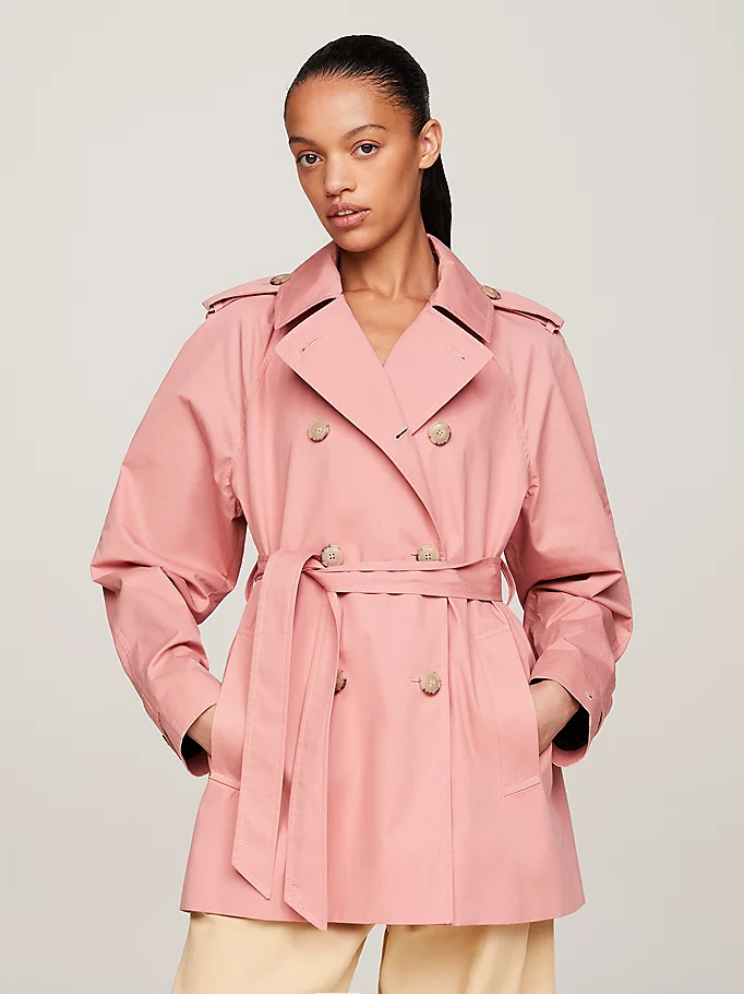 Roze trenchcoat Tommy Hilfiger - About you