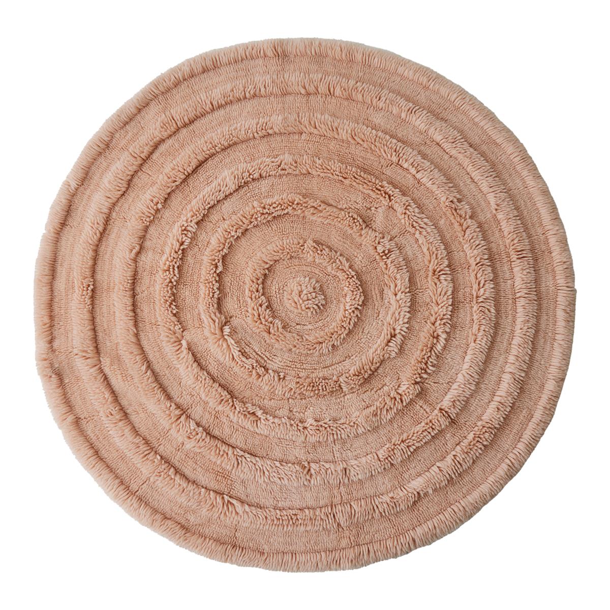 HKliving round woolen vloerkleed roze - Alles in Roze