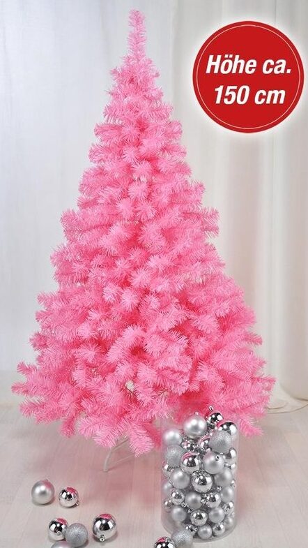 Haushalt 55589 - Rose Kerstboom - 150 cm - Alles in roze