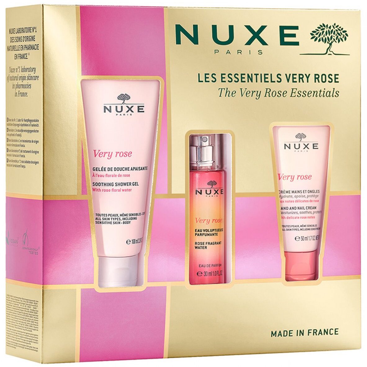 Nuxe Very Rose GIFT SET - Alles in roze