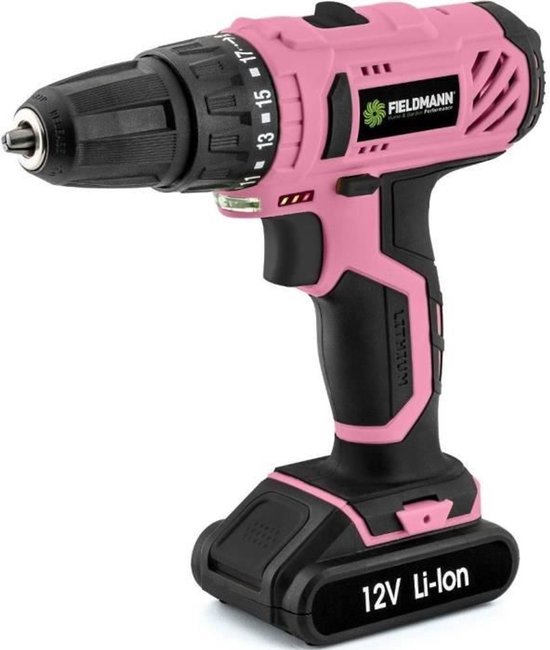 Boormachine Fieldmann - Alles in roze